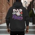 Dad Rookie Of Year 1st Birthday Baseball Theme Matching Men's Hoodie Back Print Dad Rookie Of Year 1st Birthday Baseball Theme Matching Men's Hoodie Back Print