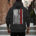 Dad Senior 2026 Proud Dad Of A Class Of 2026 Graduate Flag Men's Hoodie Back Print