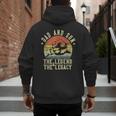 Dad And Son The Legend And The Legacy Dad Men's Hoodie Back Print Dad And Son The Legend And The Legacy Dad Men's Hoodie Back Print