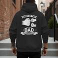 Dad Squared Fathers Day Dad Of Two Cool Daddy Of 2 Men's Hoodie Back Print Dad Squared Fathers Day Dad Of Two Cool Daddy Of 2 Men's Hoodie Back Print