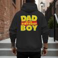 Dad Of The Toy Birthday Boy Story Theme B-Day Men's Hoodie Back Print