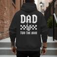 Dad Two The Bone Skeleton Hand 2nd Birthday Boy Girl Men's Hoodie Back Print Dad Two The Bone Skeleton Hand 2nd Birthday Boy Girl Men's Hoodie Back Print