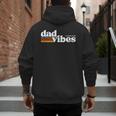 Dad-Vibes Forever Father Retro Vintage Men's Hoodie Back Print