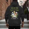 Dad Of The Wild One 1st Birthday Safari Family Matching Men's Hoodie Back Print