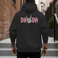 Dada Of The Bad Two The Bone Birthday 2 Years Old Birthday Men's Hoodie Back Print