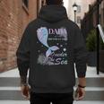Dada Dad 1st Birthday Mermaid Oneder The Sea Family Matching Men's Hoodie Back Print