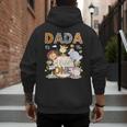 Dada Of The Wild One 1St Birthday Safari Jungle Animals Men's Hoodie Back Print