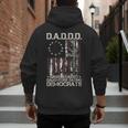 Daddd Gun Dads Against Daughters Dating Democrats On Back Men's Hoodie Back Print