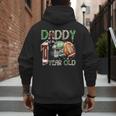 Daddy Of The 1 Year Old Football Lover 1st Birthday Boy Men's Hoodie Back Print