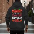Daddy Of The Berry First Birthday Of Girl Strawberry Men's Hoodie Back Print