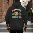 Daddy Mommy Of The Birthday Girl Melon Family Matching Men's Hoodie Back Print