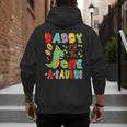 Daddy Of The One-A-Saurus 1St Birthday Boy Dinosaur Men's Hoodie Back Print