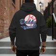 Daddy Of Rookie 1st Birthday Baseball Theme Matching Party Men's Hoodie Back Print Daddy Of Rookie 1st Birthday Baseball Theme Matching Party Men's Hoodie Back Print
