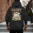 Daddy Of The Wild One 1St Birthday Kids Safari Jungle Men's Hoodie Back Print Daddy Of The Wild One 1St Birthday Kids Safari Jungle Men's Hoodie Back Print