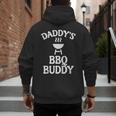 Daddys BBQ Buddy Cute Barbecue Family Match Boys Girls Kids Men's Hoodie Back Print