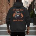Dad's Birthday Father's Day Dad RIzz Is Bussin' Men's Hoodie Back Print