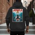 Dalmatian Jowls Cute Paws Spot Dog Mom Top Dog Dad Men's Hoodie Back Print