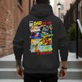 DC Comics Father's Day Justice League Dad Attributes Men's Hoodie Back Print