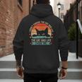 I Didn't Choose The Cat Dad Life The Cat Dad Life Chose Me Men's Hoodie Back Print