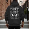 Dirt Bike DAD Bike Motocross Enduro US Flag Shirt T-Shirt Men's Hoodie Back Print