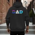 Disney Frozen Elsa Anna Olaf Dad Father's Day Birthday Men's Hoodie Back Print