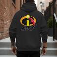 Disney And Pixar's The Incredibles Mr Incredible Dad Family Men's Hoodie Back Print