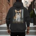 I Got That Dog In Me Corgi Dog Meme For Corgi Mom Dad Men's Hoodie Back Print