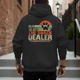 Dog Fathers Day Fur Dad The Man The Myth The Snack Dealer Men's Hoodie Back Print