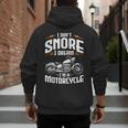 I Don't Snore I Dream I'm A Motorcycle Biker Dad Men's Hoodie Back Print