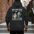 Don't Worry Kitten Daddy's Here Cool Alpha Wolf Meme Men's Hoodie Back Print Don't Worry Kitten Daddy's Here Cool Alpha Wolf Meme Men's Hoodie Back Print