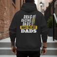 Drag Racing Dads Make The Best Dads Drag Racer Race Car Men's Hoodie Back Print