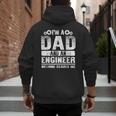 Engineer Dad Art For Men Father Day Engineering Lovers Men's Hoodie Back Print