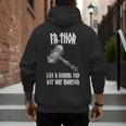 FA-Thor Like Dad Way Mightier Viking Father's Day Fathor Men's Hoodie Back Print