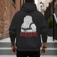 Family Guy Peter Stewie Dad Life Distressed Big Chest Logo Men's Hoodie Back Print