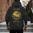 Father Of Cats Shirt Cat Dad Cat Daddy Men's Hoodie Back Print
