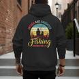 Father Daughter Fishing Partner For Life Retro Matching Dad Men's Hoodie Back Print