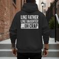 Like Father Like Daughter Oh Crap Shirt Men Dad Fathers Day Men's Hoodie Back Print