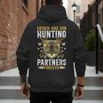 Father And Son Hunting Partners Dad And Son Hunting Buddies Men's Hoodie Back Print