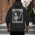 Fatherhood Dad Tour Some Days I Rock It Happy Father's Day Men's Hoodie Back Print