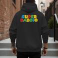 Fatherly Powers Unleashed Gamer Super Dad From Wife & Kids Men's Hoodie Back Print