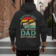 Fathers Day Guitar Dad For Guitarist Music Lover Dad Men's Hoodie Back Print