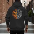My Favorite Basketball Player Calls Me Dad Basketball Dad Men's Hoodie Back Print
