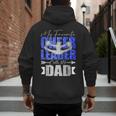 My Favorite Cheerleader Calls Me Dad Cheer Dad Fathers Day Men's Hoodie Back Print