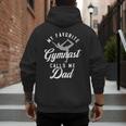 My Favorite Gymnast Calls Me Dad Mat Sports Gymnastics Men's Hoodie Back Print