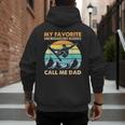 My Favorite Snowboarding Buddies Call Me Dad Snowboarder Men's Hoodie Back Print