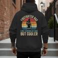 Firefighter Dad Like Regular Dad But Cooler Father's Day Men's Hoodie Back Print Firefighter Dad Like Regular Dad But Cooler Father's Day Men's Hoodie Back Print