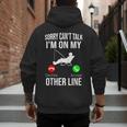 Fishing Dad Men Reel Cool Fish Bass Fishing Men's Hoodie Back Print