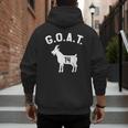 GOAT Number 14 Greatest Of All Time Dad Joke Men's Hoodie Back Print