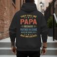 Grandpa Shirts Dad Partner In Crime Shirt Men's Hoodie Back Print