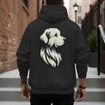 Great Pyrenees Pyr Minimalist Simple Dog Mom Dad Boys Girls Men's Hoodie Back Print Great Pyrenees Pyr Minimalist Simple Dog Mom Dad Boys Girls Men's Hoodie Back Print